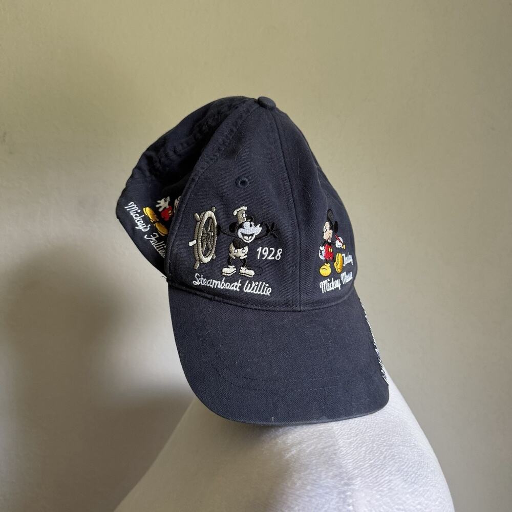 Walt Disney World "Mickey Mouse Through the Years" Baseball Hat Y2K 90s Vintage
